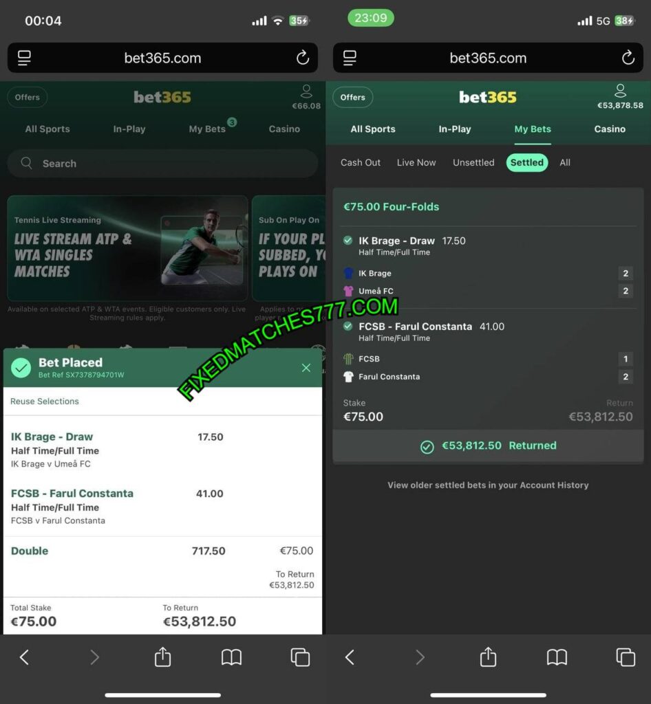 BET 365 FIXED GAMES 777