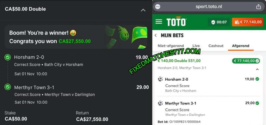 FANDUEL SURE FIXED MATCHES TIPS