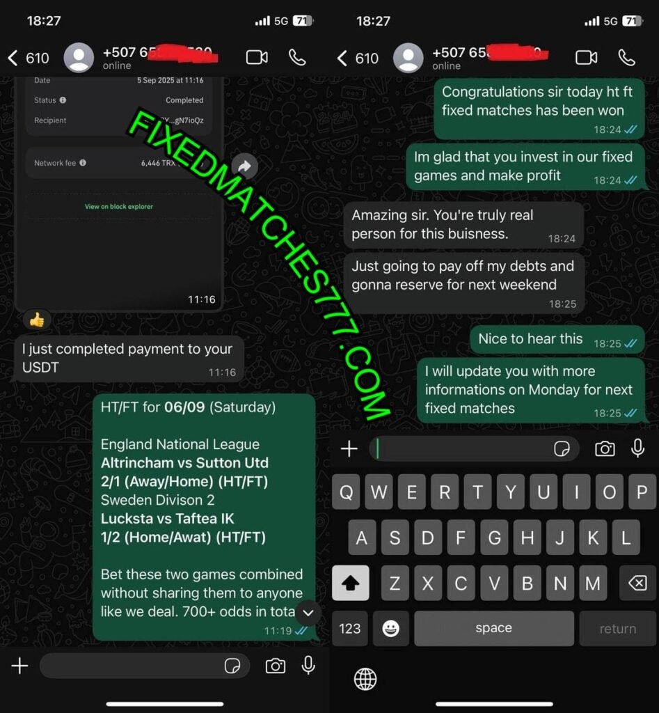 SOURCE FIXED MATCHES ON WHATSAPP