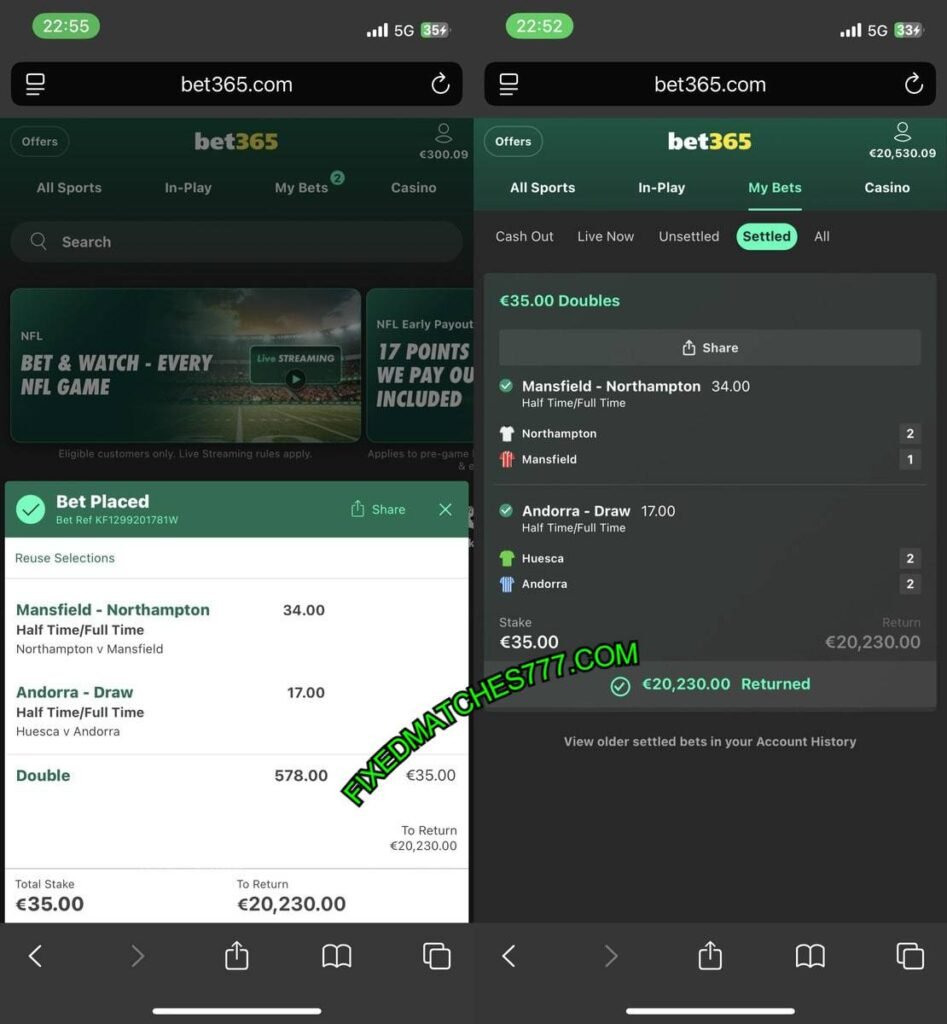 SPORTAL FIXED MATCHES TIPS