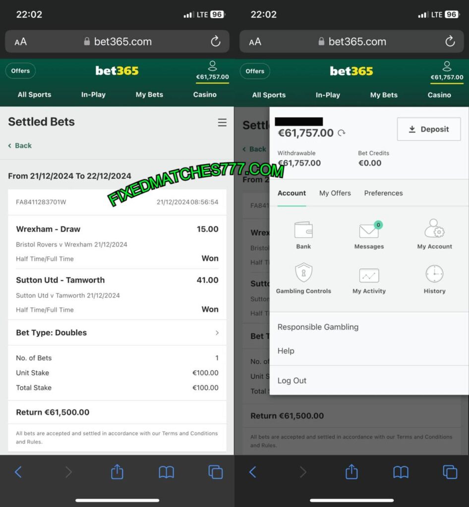 SURE BET365 FOOTBALL TIPS