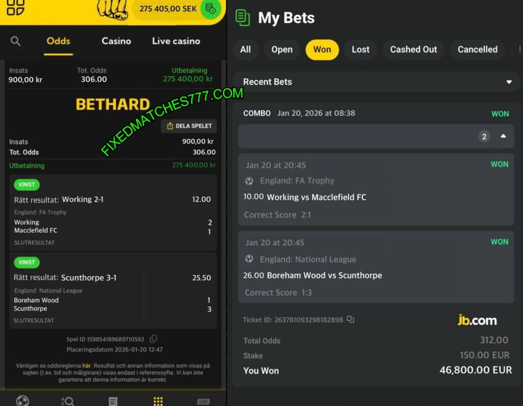 BETHARD SURE FIXED MATCHES TIPS BETHARD SURE FIXED MATCHES TIPS