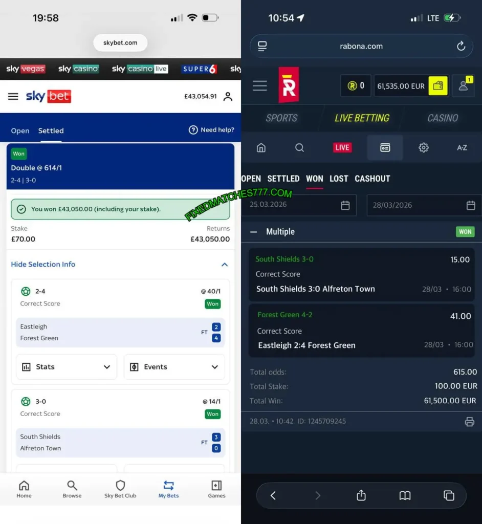 SKYBET CORRECT FIXED MATCHES BETS SKYBET CORRECT FIXED MATCHES BETS