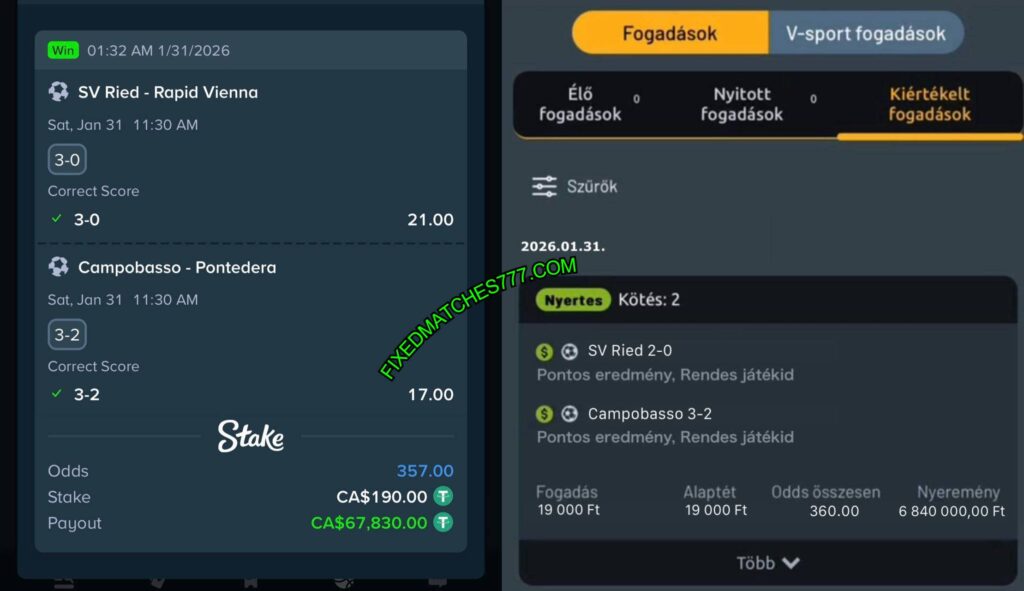 BET365 CORRECT SCORE FIXED MATCHES STAKE CORRECT SCORE FIXED TIPS
