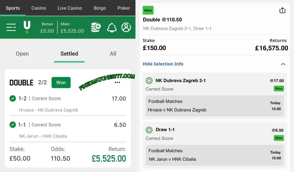 UNIBET CORRECT SCORE BETTING TIPS