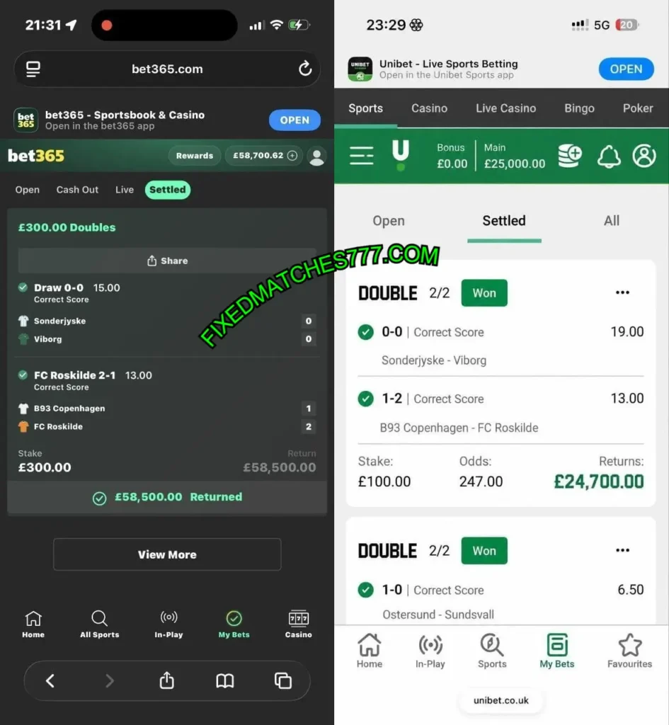 UNIBET CORRECT SCORE FIXED TIPS UNIBET CORRECT SCORE FIXED TIPS