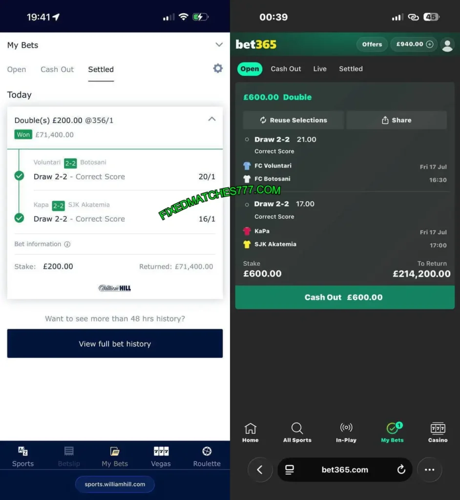 WILLIAM HILL CORRECT SCORE MATCHES WILLIAM HILL CORRECT SCORE MATCHES